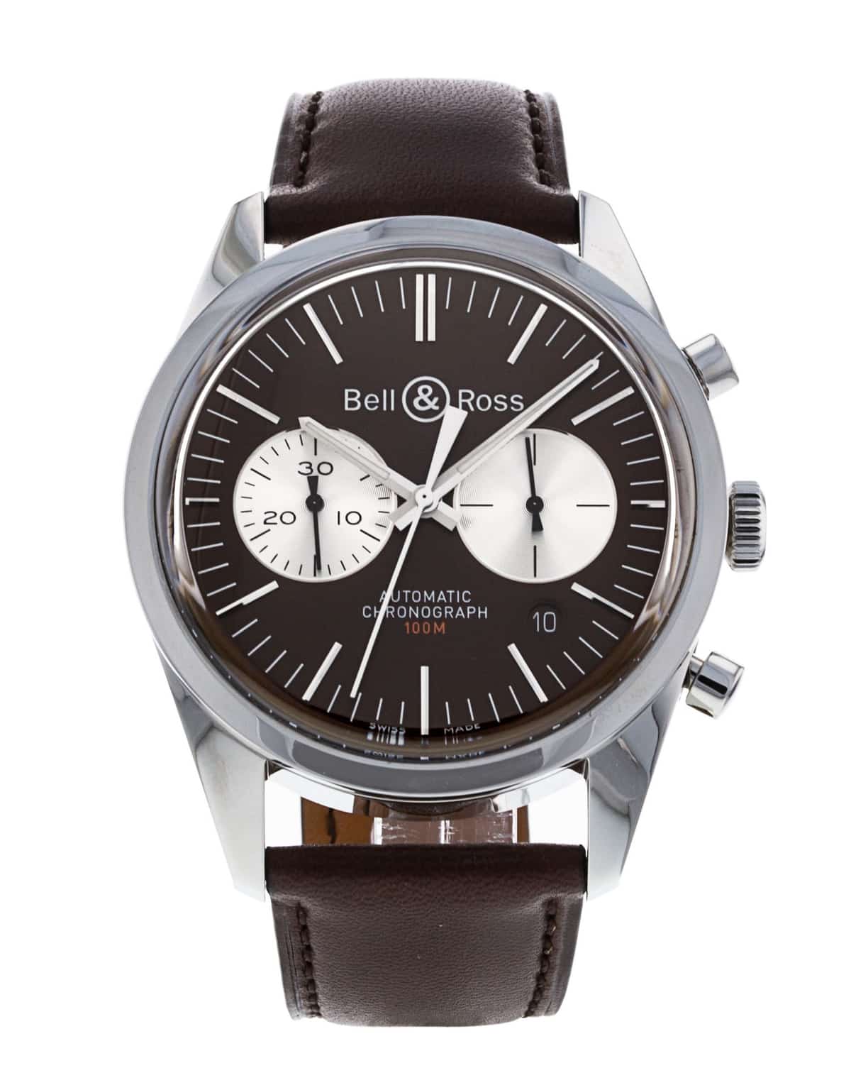 Bell and Ross Vintage 126 BRG126-BRN-ST/SCR